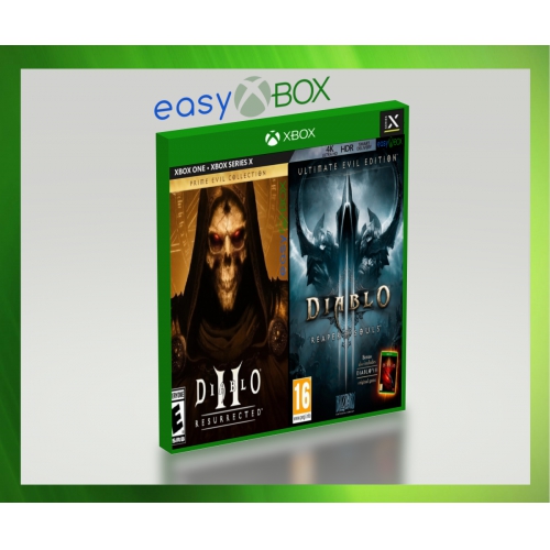 Diablo II ve III Prime Evil Paketi - 2 Oyunu -XBOX